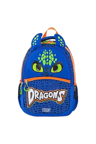 Muggle 3 Bölmeli Dragons Okul Sırt Çantası Mu-9167