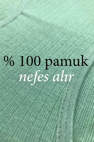Najmaddin.com Beru 4 Adet Kadın Yüksek Bel Ribana Bato Külot S042 Standart