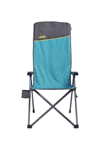 Uquip Justy Xl 3 Pozisyonlu Konforlu Katlanır Kamp Sandalyesi Gri - Mavi