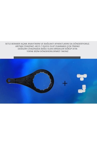 Tüm Açık Kasa Su Arıtma Cihazlarına Uyumlu 5Li Filtre Seti 456048774