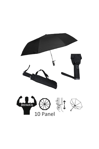 Zeus&Co. Rüzgarda Kırılmayan Ekstra Güçlü ve Dayanıklı Şemsiye