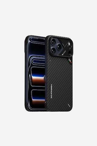 Apple iPhone 17 Pro Uyumlu Ultra Slim Magsafe Destekli Isı Dağıtıcı Aramid Fiber Kılıf A17 Şeffaf