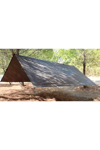 Bushlove Bushcraft Tarp Tente 3m 3m Haki Araç Yan Tente Gölgelik Haki