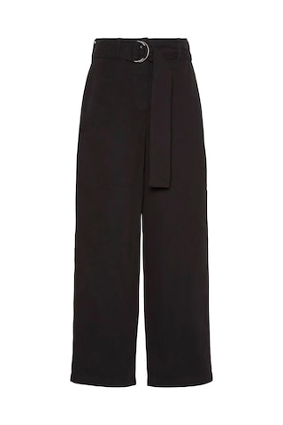 Calvin Klein Cotton Seamed Pant Kadın Siyah Kumaş Pantolon-12568 Siyah