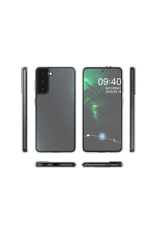 Zore Galaxy Uyumlu S21 Fe Kılıf Msra Süper Silikon Kapak - Renksiz Renksiz