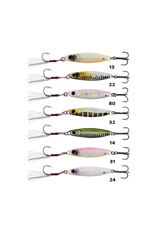 Powerline Bluefish Jig 30gr 7li Tüm Set Kutulu