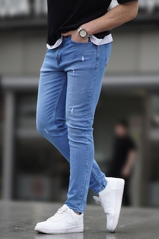 Madmext Madmext Skinny Fit Buz Mavisi Erkek Jean 5712-buz Mavisi Buz Mavi