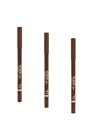 Tattoo Gel Eyepencil - 115 Rustic Brown - Uzun Süre Kalıcı Gel Göz Kalemi 3 Paketi Diğer