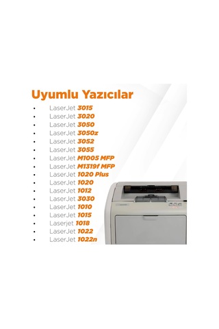 12a Q2612a / Laserjet 1020 Hp Uyumlu Muadil Toner
