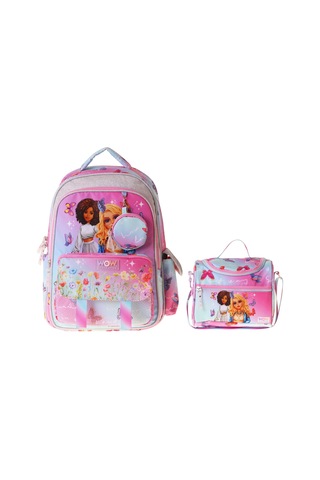 Wow Generation Butterfly İkili Okul Çanta Seti - Turkuaz - Pembe Butterfly Baskılı Kız Çocuk Setwg-w6074b Çok Renkli