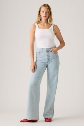 Ribcage Wide Leg Tr Of Course Stone Kadın Jean-12986 Mavi