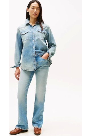 Tommy Hilfiger Lex Denim İspanyol Paça Kadın Jeans Ww0ww456821a4 Mavi