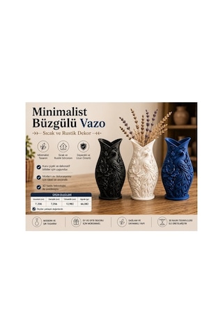Urartu 3d Koyu Mavi Zarif Çiçek Desenli Tavus Kuşu Temalı Vazo Model:hbcv0000gıı6u5 Urartu 3d Koyu Mavi Zarif Çiçek Desenli Tavus Kuşu Temalı Vazo Model:hbcv0000gıı6u5