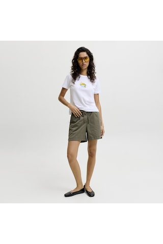 Jack & Jones Kadin Orta Bel Jogger Sort - Sky - 12292634 Crocodile