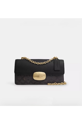 Coach Eliza Flap Crossbody Bagkadın Omuz Çantası Acı Kahverengi