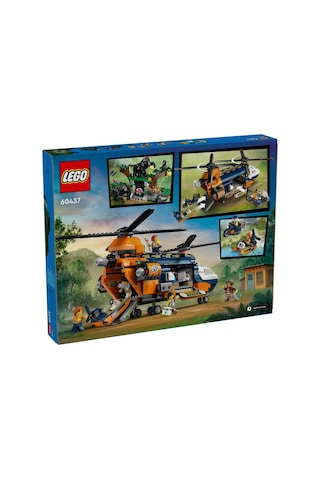 Lego City 60437 Jungle Explorer Helicopter At Base Camp