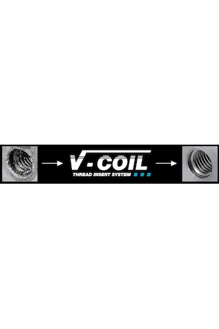 V-coil M 4 X 0,7 Helicoil Tamir Seti Matkap Uçlu 04007