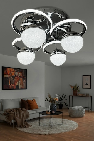 Vera 4 Lü Modern Plafonyer Led Avize Çok Renkli