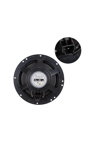16 Cm Araç Hoparlörü 6 İnç 2 Yollu 100w Maksimum Güç 40w Rms Oto Hoparlörü Pw-16/100