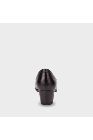 Forelli Orse 53409 Siyah Hakiki Deri Topuklu Kadın Ayakkabı