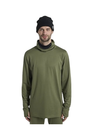 Burton Burton Midweight Long Neck Erkek Yeşil İçlik Üst Moss Haki