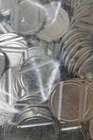 50 Adet Langırt Jetonu 24x2 Mm - 2/1 Çeltikli Pirinç/metal Otomat Jetonu 50 Adet Jeton