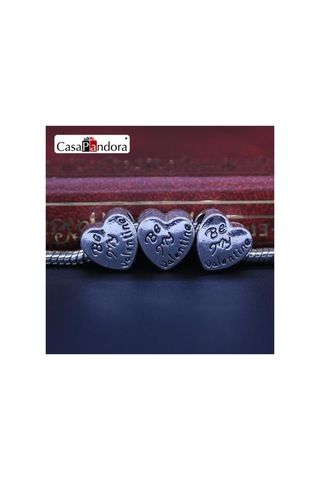 My Valentine Charm. Charm Bileklik Uyumlu Gümüş Gümüş