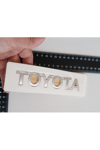 Toyota Avensis Uyumlu Toyota Krom Bagaj Yazısı 3m 3d Abs