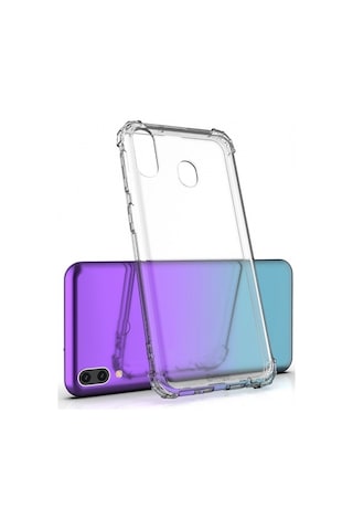 Blogy Red Mi Note 7 İle Uyumlu Crystal Fit Kılıf Crystal Clear