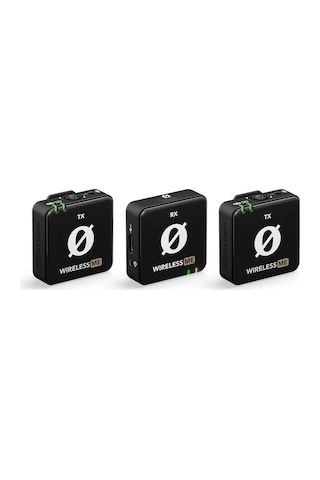 Wireless Me Dual Iki Vericili Kompakt Telsiz Mikrofon Sistemi Siyah