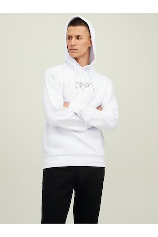 Jack & Jones Erkek Kapüşonlu Sweatshirt Jprbluarchıe Sweat Hood - 12216335 001
