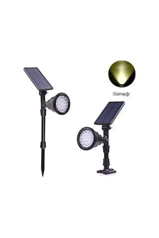 Forlife 30watt Fonksiyonel Solar Çim / Bahçe Aydınlatma Armatürü Günışığı