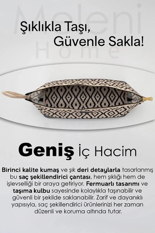 Çok Amaçlı Çanta Saç Düzleştirici,maşası,şekillendirici 8x16x16