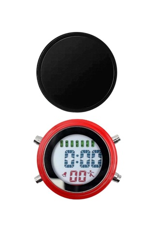 Suntek Su Geçirmez Mini Çalar Saat Motosiklet Kırmızı-siyah