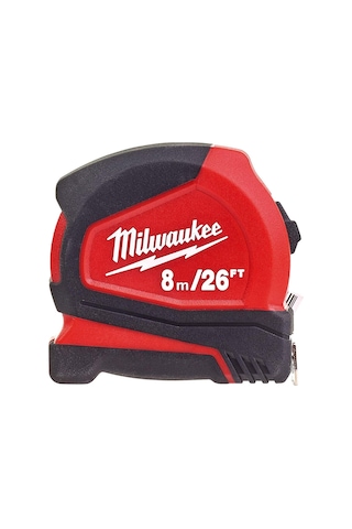 Milwaukee T4932459596 Ağır Hizmet Tipi Pro Kompakt Şerit Metre 8m