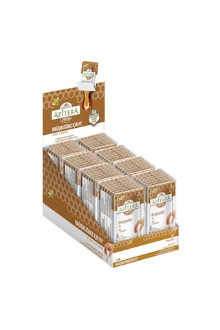 Apitera Prop Doğal Bal, C Vitamini Ve 175 Mg Propolis İçeren Takviye Edici 56lı Saşe