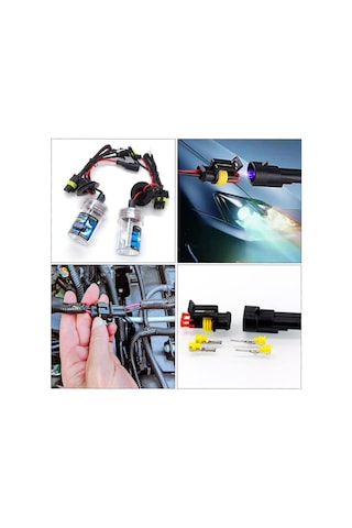 Powermaster Pm-28532 Hıd Jst Konnektör Seti Oto Araç Elektrik Tesisat Kablo Soketleri Su Geçirmez 352 Parça