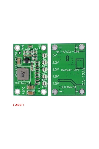 5-16v 3a Voltaj Düşürücü Modül Ca-1235 Dc Dc Çevirici Ayarlanabilir Güç Kaynağı Step Down Power