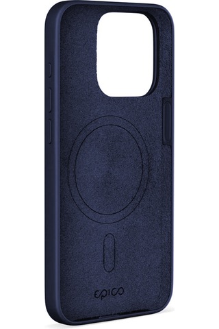 Epico Apple Uyumlu iPhone 15 Pro Mag+ Silikon Kılıf Blue Mavi