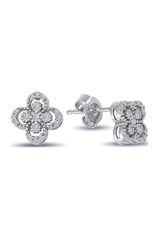 Lova Pırlanta Dört Yapraklı Yonca Küpe - 3040024