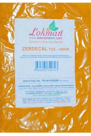 Lokman Zerdeçal Toz 100 G
