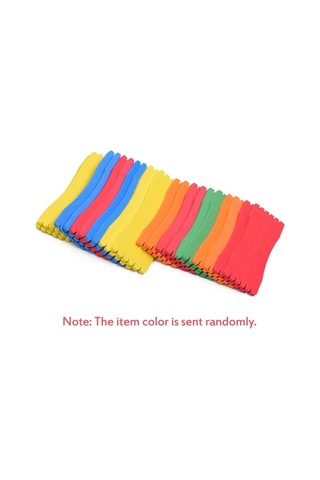 Novahub Köpük Materyal, Hızlı Kur, 30 Renk Balıkçılık İpi Sarım Tahtası 30 Adet Karışık Renk