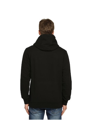Bant Giyim - St.Pauli Siyah Kapşonlu Erkek Sweatshirt