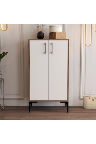 Variant Prag Ayakkabılık - Ceviz / Beyaz