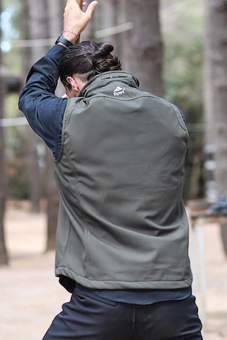 Softshell Yelek Erkek Rüzgar Geçirmez Su İtici Nefes Alabilir Fy82 Fiyort Kenai Outdoor Haki