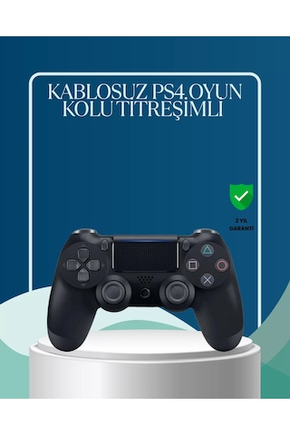 Hepsi Kablosuz Ps4 Oyun Kolu Çift Motor Titreşimli Uzun Bataryalı Najmaddin