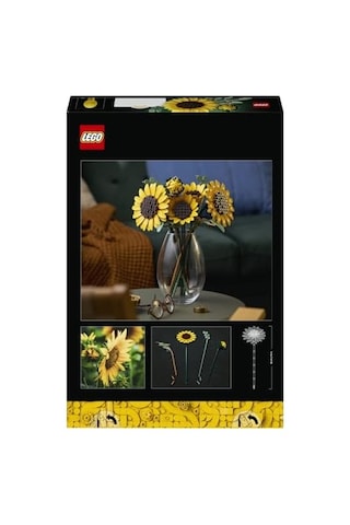 Ayçiçeği Buketi 11502 - Yetişkinler İçin Çeşitli Gelişim Aşamalarında 6 Ayçiçeği İçeren Dekoratif Çiçek Buketi Model Yapım Seti, Kadınlar Ve Erkekler İçin Hediye Fikri 686 Parça 20beyazcipso