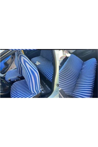 Volvo C70 Zebra Desenli Servis Kılıfı Mavi