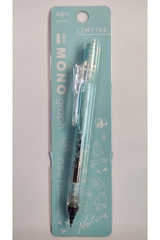 Tombow Mono Graph Nature Collection 0.5mm Mekanik Kurşun Kalem Animal / Dpbxc-142c Yeşil