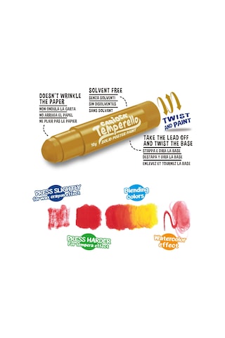 Carioca Temperello Poster Boya Kalemi 6’lı – Metalik